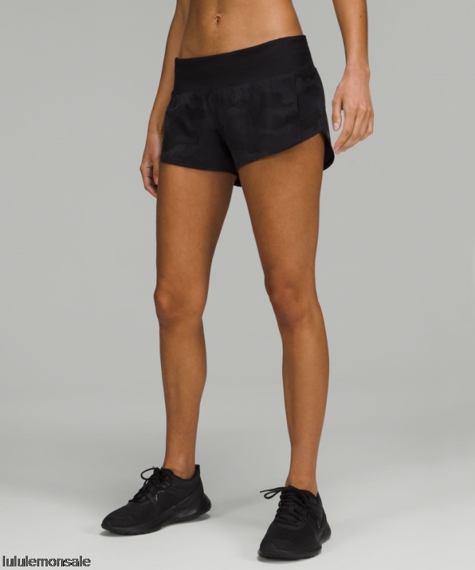 Lululemon Damen DELULU354 | Speed Up Low-rise Gefüttert Kurz 25